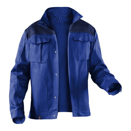 Kübler IDENTiQ cotton Jacke 1044 kornblumenblau/dunkelblau