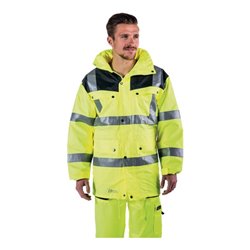 Warnschutzparka EN471/343 Kl.2 gelb/grau