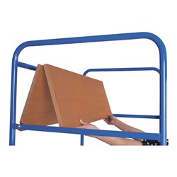 VARIOfit Etagenwagen hoch mit klappbaren Etagenböden