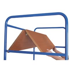 VARIOfit Etagenwagen hoch mit klappbaren Etagenböden