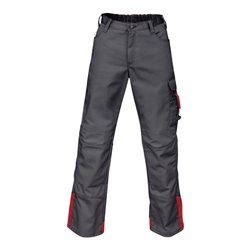 Kübler Image Vision-Dress Latzhose 3047 mittelgrau/kornblumenblau