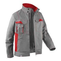 Kübler Image-Dress new design Jacke 1345 mittelgrau/mittelrot