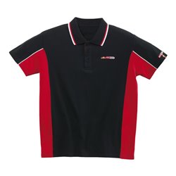 KS Tools Polo-Shirt-schwarz-rot