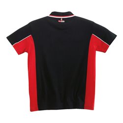 KS Tools Polo-Shirt-schwarz-rot