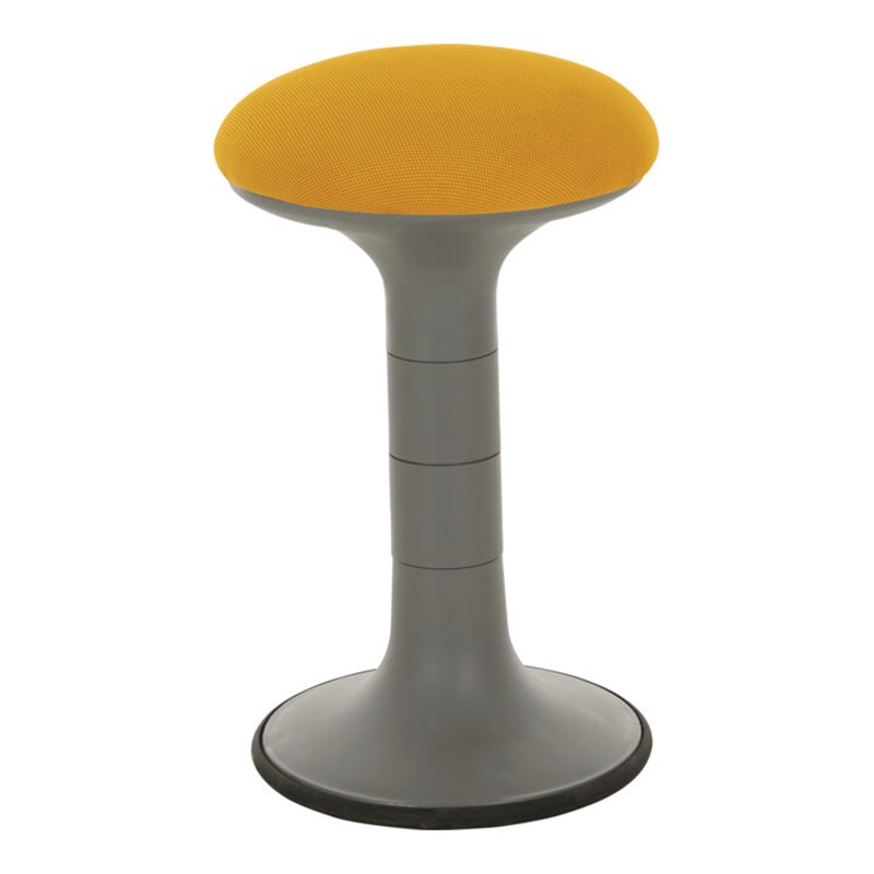 STIER Polsterhocker orange mit Schwingeffekt