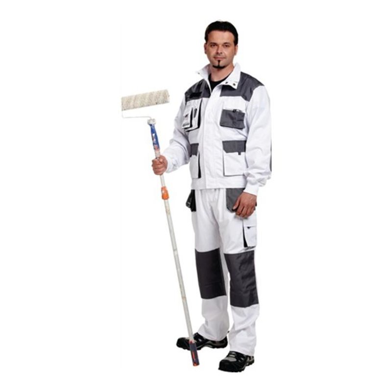 Terrax Bundjacke weiß/grau