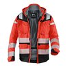 Kübler PSA Reflectiq Jacke 1307 warnrot/schwarz