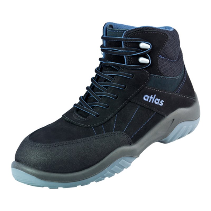 Atlas Sicherheitsstiefel alu-tec 675, S3 B, schwarz/blau 12