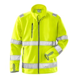 Fristads High Vis Fleecejacke Kl. 3 4400 FE Gelb (Herren)