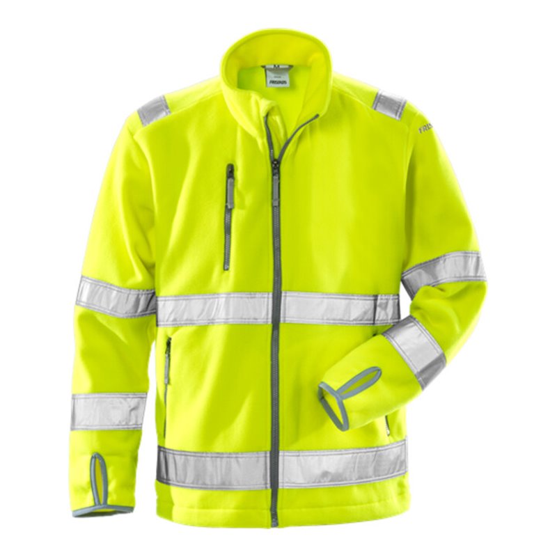 Fristads High Vis Fleecejacke Kl. 3 4400 FE Gelb (Herren)