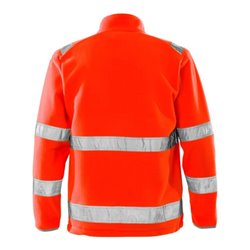 Fristads High Vis Fleecejacke Kl. 3 4400 FE Rot (Herren)
