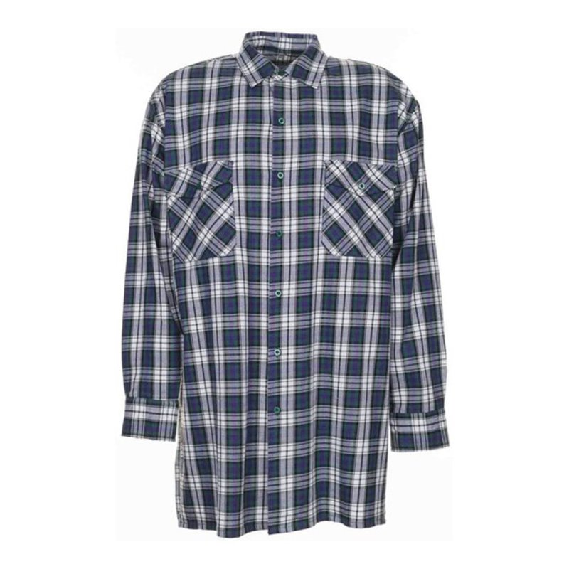 Planam Flanellhemd 2001 Hemden grün kariert