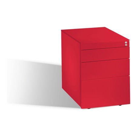 C+P Rollcontainer Asisto M/2/3/4 Himbeerrot