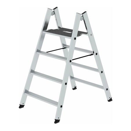 MUNK Klapptritt beidseitig begehbar Alu natur