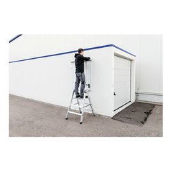 MUNK Klapptritt beidseitig begehbar Alu natur