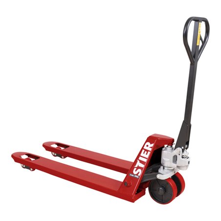 STIER Gabelhubwagen Tragkraft 3000kg Gabellänge 1150mm PU-Reifen