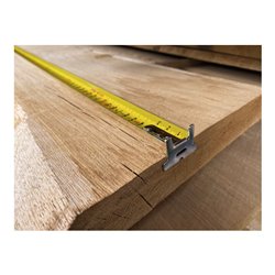 STABILA Taschenbandmaß BM 300, 8 m (26'), doppelseitige cm/inch-Skala, SPIKES-Haken