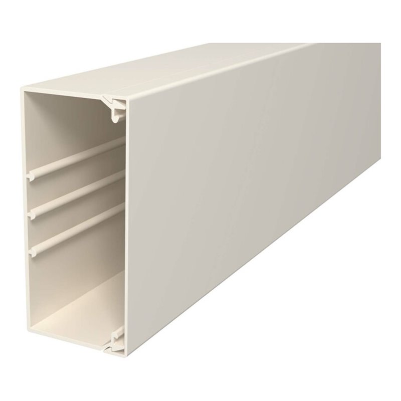 OBO Bettermann Vertr Wand+Deckenkanal m.Obert. 60x130mm,PVC WDK60130CW