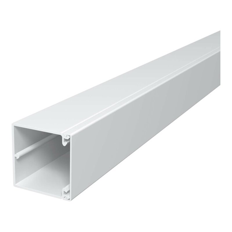 OBO Bettermann Vertr Wand+Deckenkanal m.Obert. 60x60mm,PVC WDK60060RW