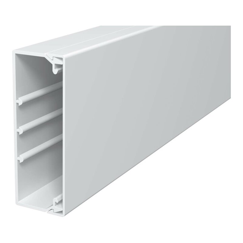 OBO Bettermann Vertr Wand+Deckenkanal m.Obert. 40x110mm,PVC WDK40110RW