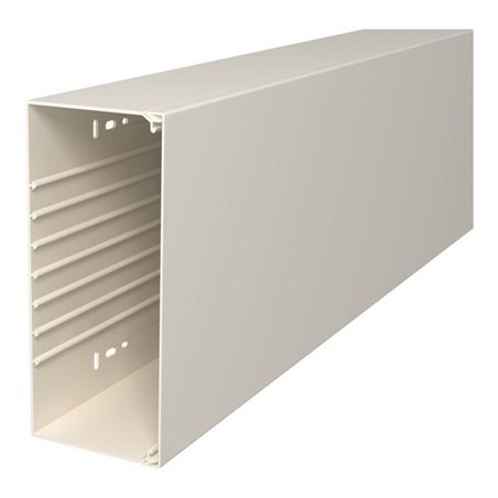OBO Bettermann Vertr Wand+Deckenkanal m.Obert. 100x230mm,PVC WDK100230CW