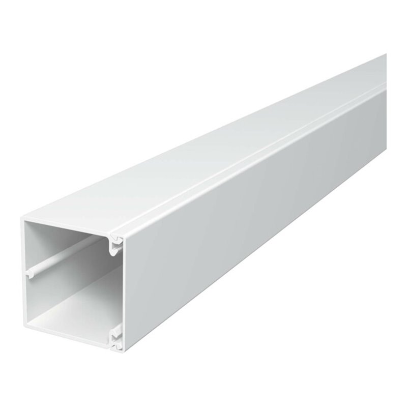 OBO Bettermann Vertr Wand+Deckenkanal m.Obert. 60x60mm,PVC WDK60060LGR