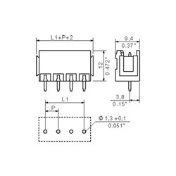 Weidmüller LP Verbinder BLA SLA 8/180B 4.5SN OR