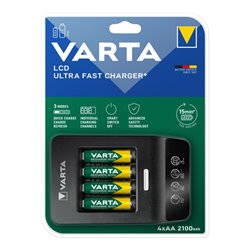 Varta Cons.Varta LCD Ultra Fast Charger+ 4xAA 56706 2100mAh 57685101441