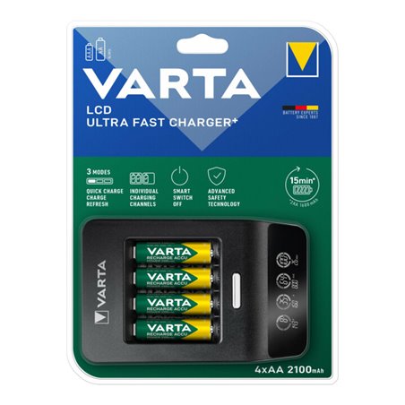 Varta Cons.Varta LCD Ultra Fast Charger+ 4xAA 56706 2100mAh 57685101441