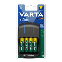 Varta Cons.Varta Ladegerät Easy Plug Char. inkl. 4AA 2100mAh 57647(4x56706)