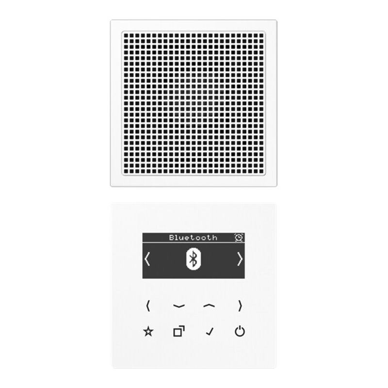 Jung Smart DAB+ Digitalradio Bluetooth SetMono1LS DAB LS1 BT WW