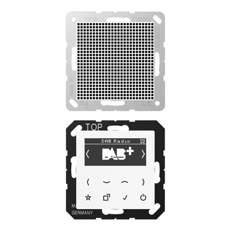 Jung Smart DAB+ Digitalradio Set Mono 1LS DAB A1 WW