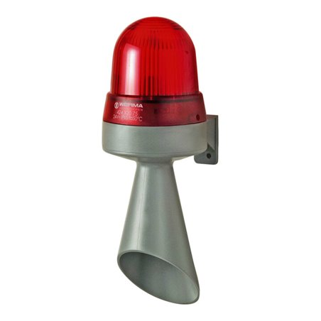 Werma Blitzlicht-Hupe 24V AC/DC rt 42512075