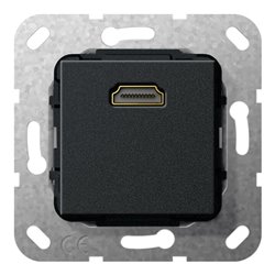 Gira HDMI Gender Changer sw matt 566910