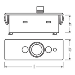 OSRAM BETRIEBSGERÄTE Bewegungssensor DALIeco LS/PD LI NP