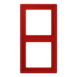 Jung Rahmen 2-fach waage/senkrecht LC 982 32090