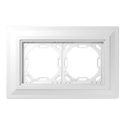 Jung Einputzadapter 2-f.wandbündige Mont PA 982 G 125-0