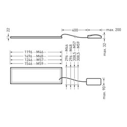 Trilux LED-Einbauleuchte 3000K ArimoFit M577530940