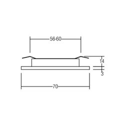 Brumberg Leuchten Möbeleinbauleuchte 2W 12V ti 12027153
