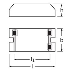 OSRAM BETRIEBSGERÄTE Elektronischer Trafo QT-ECO 2x5-11 S