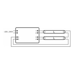 OSRAM BETRIEBSGERÄTE Elektronischer Trafo QT-ECO 2x5-11 S