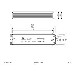 EVN Lichttechnik LED-Netzgerät 12V/DC 67-200W IP67 SLD6712200