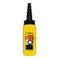 Schneider Electric Hängetaster 2 Bef.St. m.Not-Aus XACA2713