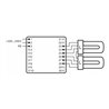 OSRAM BETRIEBSGERÄTE Elektronischer Trafo QTP-DL 2x36-40