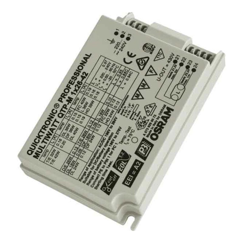 OSRAM BETRIEBSGERÄTE Elektronischer Trafo QTPM1X26-42/220-240S