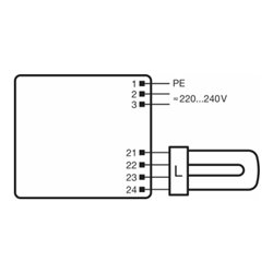 OSRAM BETRIEBSGERÄTE Elektronischer Trafo QTPM1X26-42/220-240S