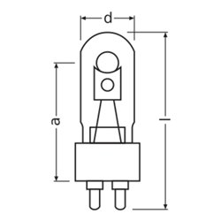 OSRAM LAMPE Powerstar-Lampe 70W G12 HQI-T 70/NDL UVS