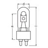 OSRAM LAMPE Powerstar-Lampe 70W G12 HQI-T 70/NDL UVS