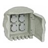 EVN Lichttechnik Gartenenergieverteiler Steinform 4-fach 230 418