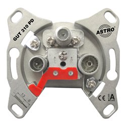 Astro Strobel Antennensteckdose f. Unicable, 10dB GUT 310 PD